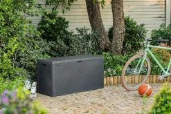 Keter Emily Säilytyslaatikko Grafiitti -Anno Store 0016 M1A0874 Gray Keter logo