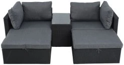 Veke Kalla Oleskeluryhmä Musta/harmaa -Anno Store 11586 2