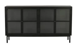 Rowico Marshalle Senkki 4-ovinen Musta -Anno Store 119081 a marshall sideboard svart r