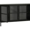 Rowico Marshalle Senkki 4-ovinen Musta -Anno Store 119081 det marshall sideboard svart r b