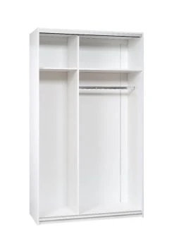 Hiipakka Ida Komero 120 Valkoinen Peili Ovilla -Anno Store 120 sisalto