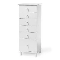 Torkelson Zitti Eteislipasto 6 Laatikkoa, Valkoinen