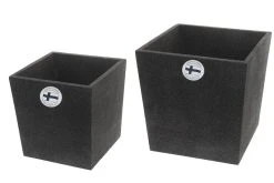 4Living Cubic Termoruukku 2kpl Musta -Anno Store 276395