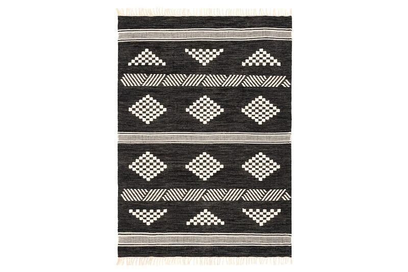 4Living Inari Villamatto 140x200 Cm Musta/valkoinen 6 4Living Inari Villamatto 140x200 Cm Musta/valkoinen - Image 4