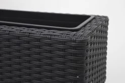 Outfit Kesäkukka Kukkateline 66x54x24 Cm Musta Polyrottinki/metalli -Anno Store 47421c 300