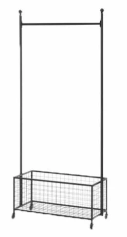 4Living Urban Vaaterekki 77,5x32x172,5 Cm Musta -Anno Store 4Living Urban vaaterekki – kopio