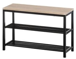 4Living Bell Eteispenkki Kenkätelineellä -Anno Store 4Living bell eteispenkki kenkatelineella musta luonnonv