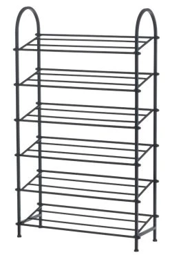 4Living Kenkäteline 6 Tasoa Musta -Anno Store 4Living kenkateline 6 tasoa musta