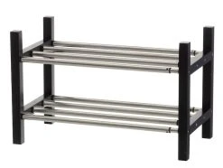 4Living Säädettävä Kenkäteline Musta -Anno Store 4Living kenkateline saadettava musta 1