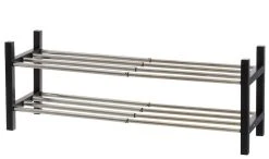 4Living Säädettävä Kenkäteline Musta -Anno Store 4Living kenkateline saadettava musta 2