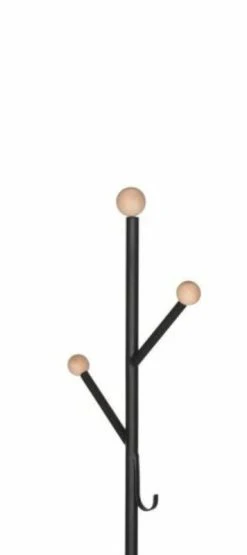 4Living Naulakko Marmorijalustalla 40x40x178 Cm Musta -Anno Store 4Living naulakko marmorijalustalla 1