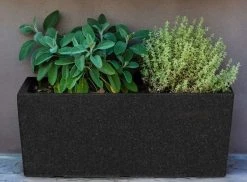 4Living Terde Termoruukku 55x25x22 Cm Musta -Anno Store 4Living terde termoruukku musta 1