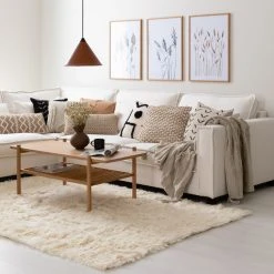 4Living Smooth Villamatto 60x90 Cm Valkoinen -Anno Store 4 living smooth villamatto web 6