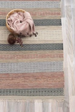 4Living Anselmi Matto 140x200 Cm Harmaa/roosa