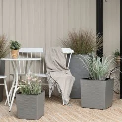 4Living Dluto ECO Ruukku 30x30x31 Cm Hiekka -Anno Store 4living dluto ruukku 30x30 vaaleanharmaa3