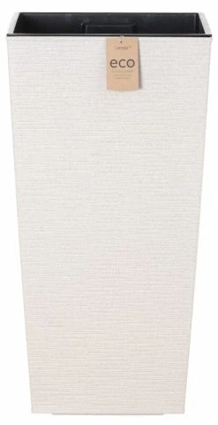 4Living Dluto ECO Korkea Ruukku 40x40x75,3 Cm Hiekka -Anno Store 4living dluto ruukku korkea hiekka2