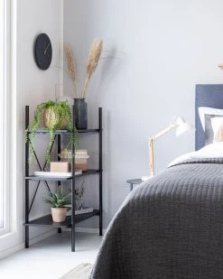 4Living Hyllykkö 3 Tasoa Musta -Anno Store 4living hyllykko 3 tasoa musta web