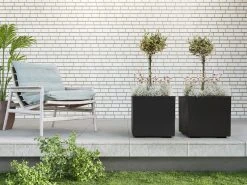 4Living Karo Beton ECO Ruukku 39x39x39,5 Cm Musta -Anno Store 4living karo beton eco ruukku 40x40x40 musta miljoo