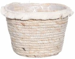 4Living Linda Suojaruukku Hapsuilla S Ø19 Cm Luonnonväri