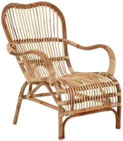 Veke Korte Rottinkituoli Luonnonväri