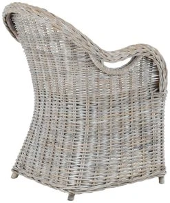 Veke Pihka Rottinkinojatuoli Valkovahattu Kubu