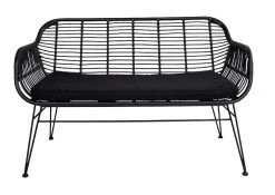 House Nordic Trieste Sohva Polyrottinki Luonnonväri, Musta Pehmuste -Anno Store 7051011