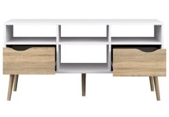 Tvilum Delta Tv-taso 120 Valkoinen/tammi -Anno Store 7539149ak 378693 web kalustekauppa