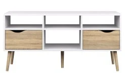 Tvilum Delta Tv-taso 120 Valkoinen/tammi -Anno Store 7539149ak 378695 web kalustekauppa