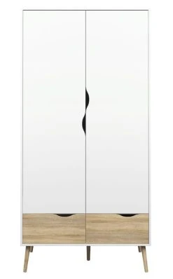 Tvilum Delta Vaatekaappi Valkoinen/tammi -Anno Store 7539649ak 378715 web