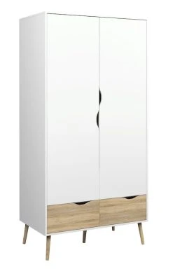 Tvilum Delta Vaatekaappi Valkoinen/tammi -Anno Store 7539649ak 378716 web