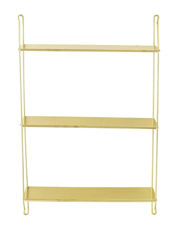 Bloomingville Layla Seinähylly Kulta 3 Bloomingville Layla Seinähylly Kulta