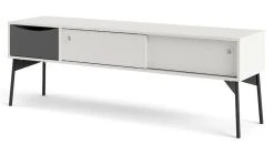 Tvilum Fur Tv-taso Valkoinen/harmaa -Anno Store 86132gogocn 749799