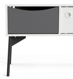 Tvilum Fur Tv-taso Valkoinen/harmaa -Anno Store 86132gogocn 749805