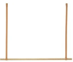 Hübsch Acorn Vaatetanko 120 Cm Nahkahihnoilla, Tammi