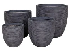 House Nordic Hong Lasikuitu Ruukkusetti 4 Kpl Antiikin Harmaa -Anno Store 9001041