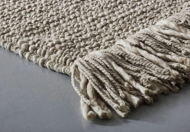 Anno Elf Villamatto 70x140cm Luonnonvalkoinen/luonnonharmaa Meleerattu 5 Anno Elf Villamatto 70x140cm Luonnonvalkoinen/luonnonharmaa Meleerattu - Image 3