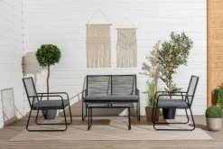 Veke Arvi Sohvaryhmä Musta/harmaa -Anno Store Arvi sohvaryhma miljoossa web pete 26