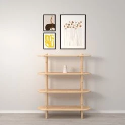 Alternative view of Veke Askel Avohylly 100x35x119 Cm Puuvalmis