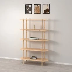 Veke Askel Avohylly 100x35x152 Cm Puuvalmis