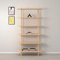 Alternative view of Veke Askel Avohylly 100x35x185 Cm Puuvalmis
