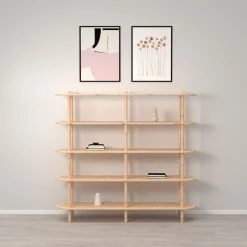 Veke Askel Avohylly 165x35x152 Cm Puuvalmis -Anno Store Askel avohylly 165x35x152 puuvalmis