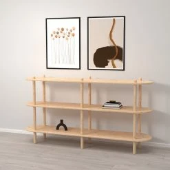 Veke Askel Avohylly 165x35x86 Cm Puuvalmis -Anno Store Askel avohylly 165x35x86 puuvalmis 1