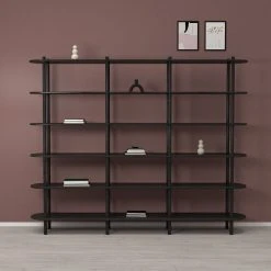 Veke Askel Avohylly 230x35x185 Cm Puuvalmis -Anno Store Askel avohylly 230x35x185 hiili