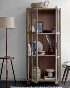 Bloomingville Angel Vitriini Ruskea Tammi -Anno Store Bloomingville angel vitriini ruskea tammi