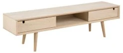 Ei Brändiä Century Tv-taso 160x38x43 Cm Valkoöljytty Tammi -Anno Store Century tv taso
