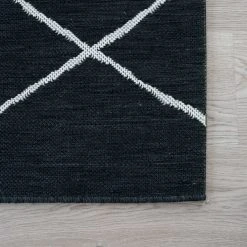 Veke Estradi Matto Sisä-/ulkokäyttöön 80x150 Cm Musta -Anno Store Estradi matto musta miljoossa pete web 8