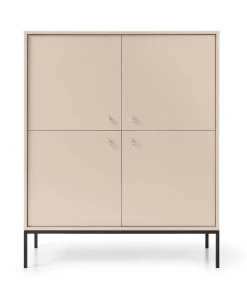 Eureka Fine Kaappi 4-ovella Beige 11 Eureka Fine Kaappi 4-ovella Beige -Anno Store Fine kaappi beige edesta