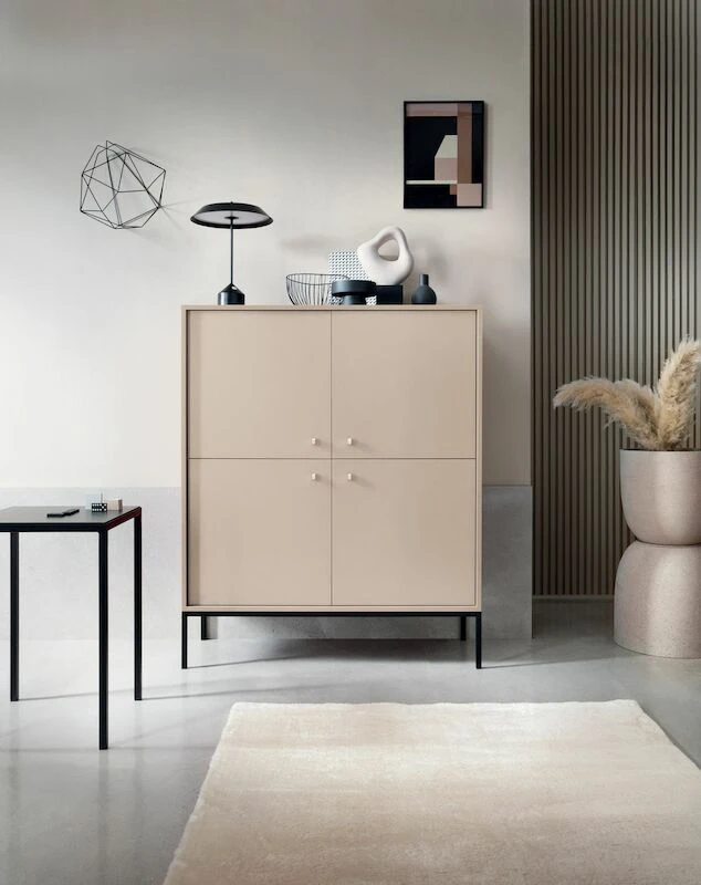 Eureka Fine Kaappi 4-ovella Beige 4 Eureka Fine Kaappi 4-ovella Beige - Image 2