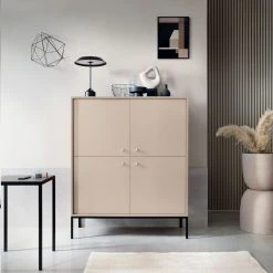 Eureka Fine Kaappi 4-ovella Beige 10 Eureka Fine Kaappi 4-ovella Beige -Anno Store Fine kaappi beige miljoo 1