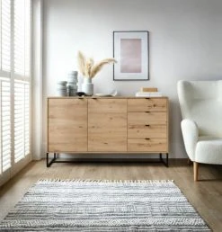 Eureka Fore Senkki 153x39x89 Cm Tammi/musta 11 Eureka Fore Senkki 153x39x89 Cm Tammi/musta -Anno Store Fore senkki 153x39x89 cm tammi musta miljoo